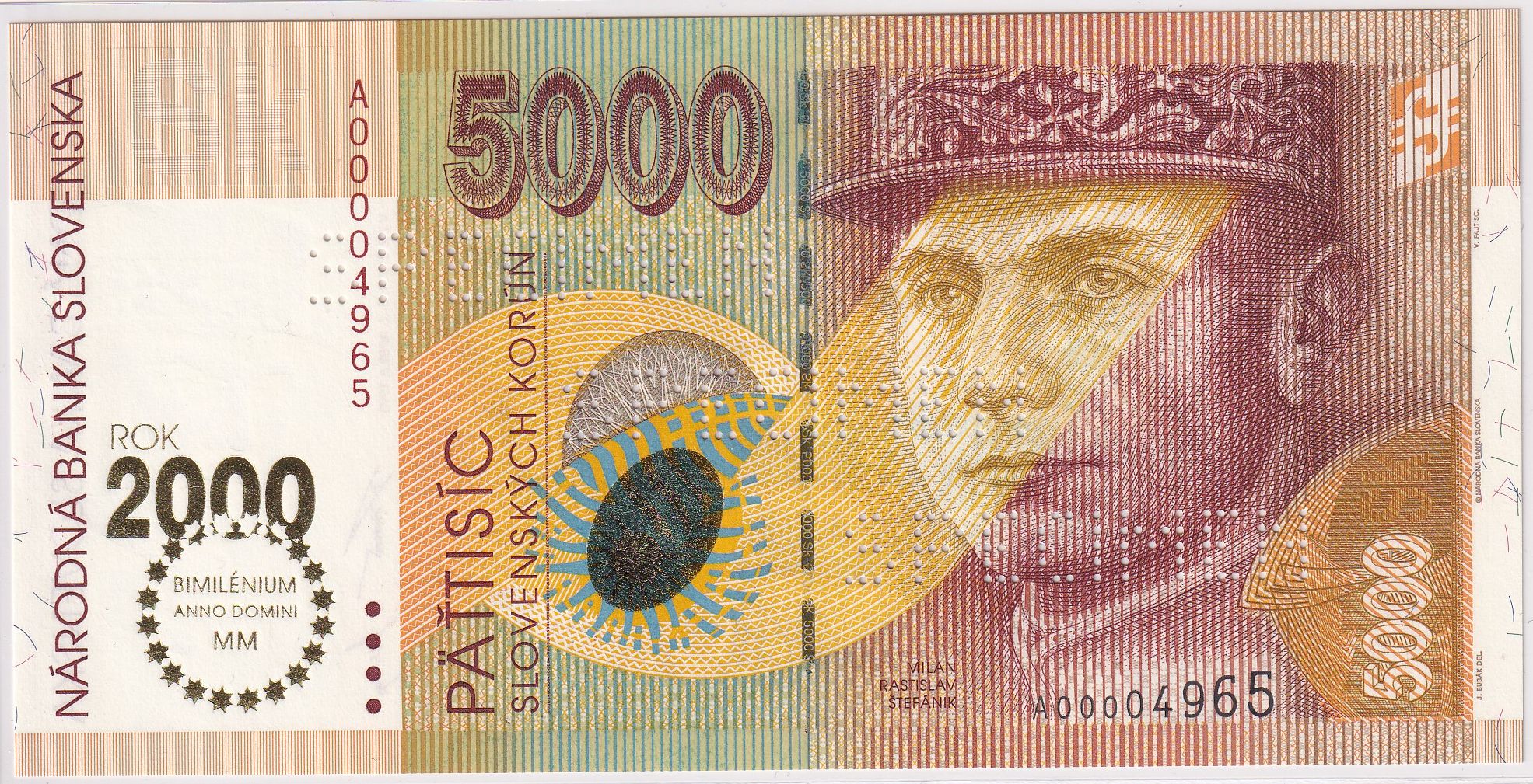 5000 Sk - BIMILENIUM, 3x SPECIMEN